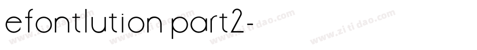 efontlution part2字体转换
